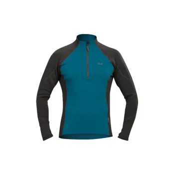 Pánská mikina Tilak Serak morocan blue / charcoal S; Modrá mikina + DÁREK DLE VÝBĚRU!