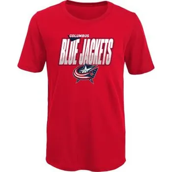Chlapecké tričko Outerstuff Dětské tričko Columbus Blue Jackets NHL Frosty Center Ultra Velikost: Dětské L (13 - 14 let)