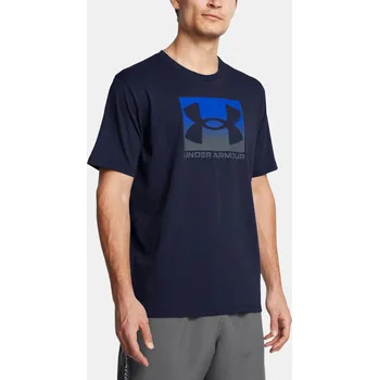 Pánské tričko Under Armour UA M BOXED SPORTS UPDATED SS-BLU - tmavě modré Velikost: M