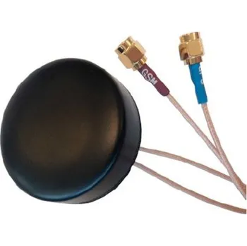 WiFi anténa Vícepásmová anténa Všesměrový ANT-GSMGPS-SMA Průchozí otvor/šroubení Puk SMA RF Solutions 2dBi 2G (GSM/GPRS), 3G