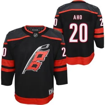 Outerstuff Dětský dres Sebastian Aho Carolina Hurricanes NHL Premier Home Velikost: L/XL