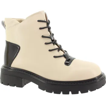 Dámské kozačky EPICA Dámský kožený béžový kotník 7MJH50013B-52-N-BEIGE-265 Velikost 39