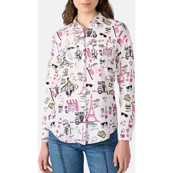 Dámská košile Dámská košile Karl Lagerfeld - Velikost M, Barva Bílá 56029