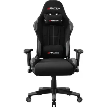 Herní příslušenství MERCURY Herní židle MRacer REGALIA - látka, černá / šedá