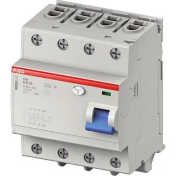 Proudový chránič RCCB 3 plus N pólovýpólový Typ A 25A 30mA ABB SMISSLINE