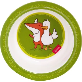 Melamin baby mistička FOREST FOX liška se silikonem (15,5 cm) sigikid