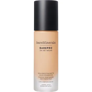 Make-up bareMinerals Oblicejovy-make-up Podkladova-bazeBAREPRO® 24HR Wear Skin-Perfecting Matte Liquid Foundation Mineral SPF 20 Light 21 Neutral 30 ml (25 733,00 Kč / 1 l)