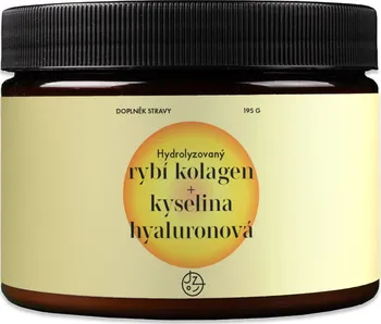 Jíme zdravě Hydrolyzovaný rybí kolagen s kyselinou hyaluronovou a vitamíny C a E mango 195 g