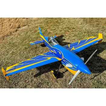 RC model letadla ExtremeFlight 88" Raven - Žlutá/Modrá 2,24m - expresní doprava
