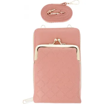 Kabelka Kabelka na mobil Scarlet s popruhem pudrová