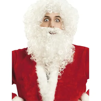 Karnevalová paruka Paruka s bradou My Other Me Bílá Děda mráz
