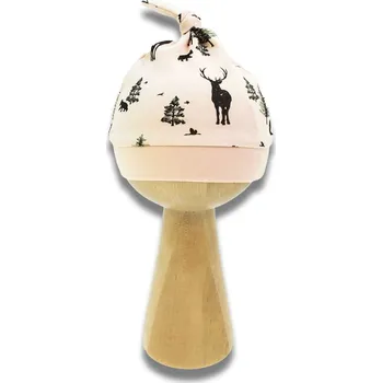 Kojenecké oblečení Kojenecká bavlněná čepička Nicol Bambi 56 (0-3m)