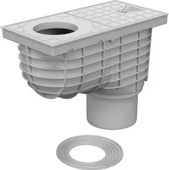 kanalizační vpusť Gaigr kanalizační vpusť spodní D110 325 Es standard šedý