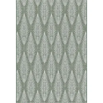 Koberec Breno Kusový koberec TERAZZA 21237 ivory Silver-Sage Green, 60x110 cm, Vícebarevné/Zelená