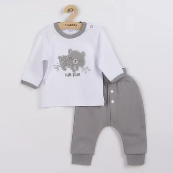 Kojenecká souprava 2-dílná kojenecká bavlněná soupravička New Baby Cute Bear 86 (12-18m)