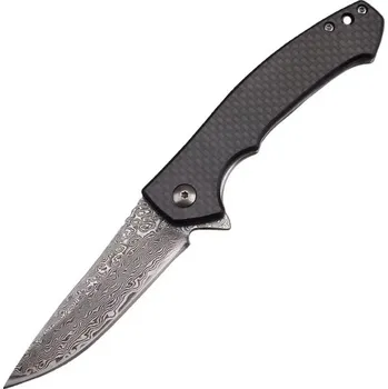 The Knife Brothers Damaškový zavírací nůž Carbon Fiber