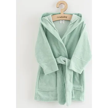 Dívčí župan Dětský froté župan New Baby Comfortably mint 104/110