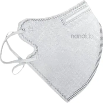 respirátor Nanolab 5 x Český bezpečný nano respirátor FFP3 bílý vel L Varianta: uni