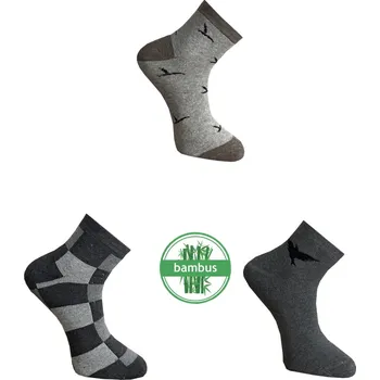 Pánské bambusové thermo ponožky - Pesail PS12 ( Balení/3 páry ) Barva: Mix barva, Velikost: 43-46