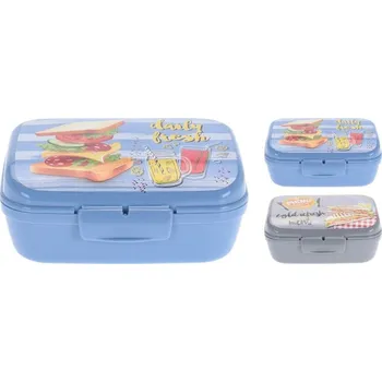 Dóza na potraviny Box 1,00l, x x cm, potisk, 2barvy dětský, plast