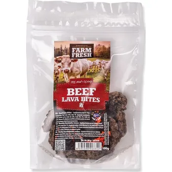 Pamlsek pro psa Farm Fresh Beef Lava Bites 250 g