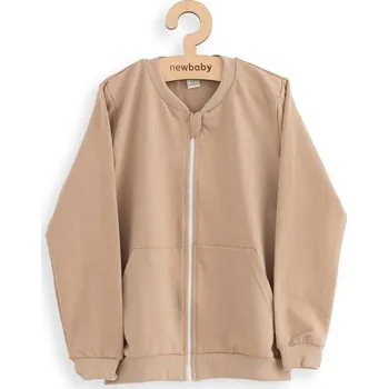 Dětská tepláková mikina New Baby Kindergarten hnědá 116/122