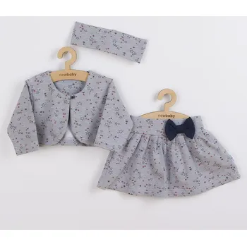 Kojenecká souprava 3-dílná holčičí souprava New Baby Emma 80 (9-12m)