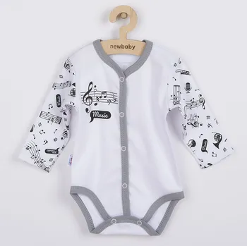 Kojenecké body celorozepínací New Baby Music 68 (4-6m)
