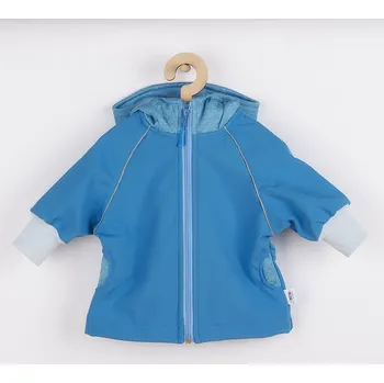 Kojenecká bunda Softshellová kojenecká bundička New Baby modrá 68 (4-6m)
