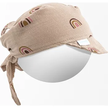 Kojenecké oblečení Dětský letní mušelínový šátek s kšiltem New Baby Rainbow 56 (0-3m)