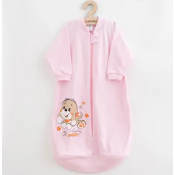 Fusak Kojenecký spací pytel New Baby pejsek růžový 62 (3-6m)