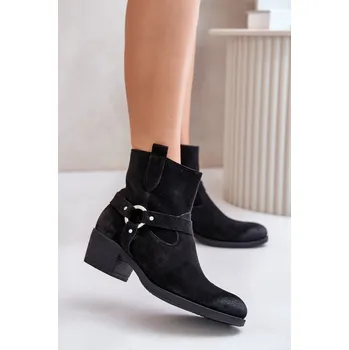 Dámská zimní obuv Boty na podpatku model 201177 Step in style 40