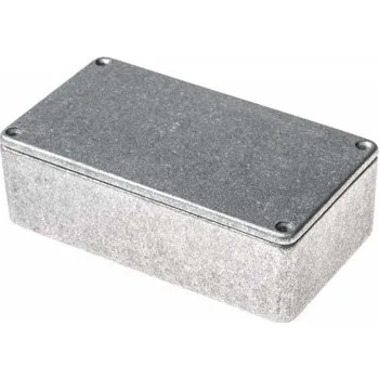 Rozvaděč Skříň IP54 stín. barva Stříbrná Odlévaný hliník 120 x 65.5 x 39.75mm Neopren