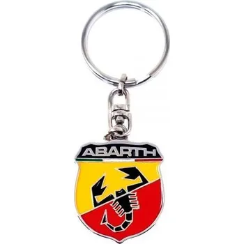 Abarth klíčenka BADGE kovová