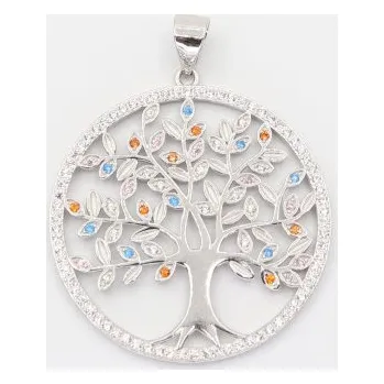 Přívěsek Stříbrný přívěsek s kamenem