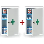 Kovová lékarnička na zeď 1+1 ZDARMA, 46 x 30 x 14 cm