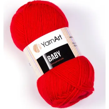 Galanterie Pletací příze Baby 50g červená