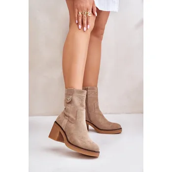 Dámská zimní obuv Boty na podpatku model 201540 Step in style 36