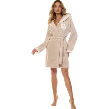 Dámské noční prádlo DÁMSKÝ ŽUPAN LÍNÝ 2411 angora XL