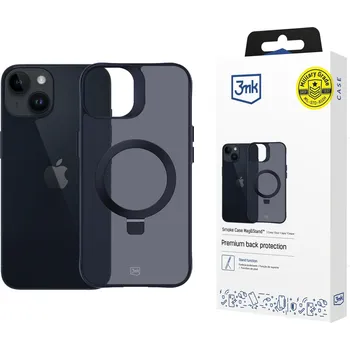Pouzdro na mobilní telefon 3mk ochranný kryt Smoke Case Mag&Stand pro Apple iPhone 13/14