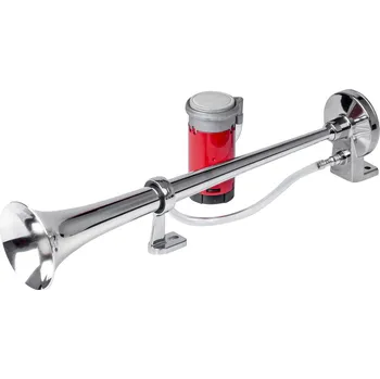 Houkačka AMIO (POLAND) | Fanfára kulatá 1 trubka s kompresorem 12V, 45cm, 03618