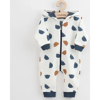 Kojenecký overall Kojenecký teplákový overal New Baby Little One modrá 86 (12-18m)