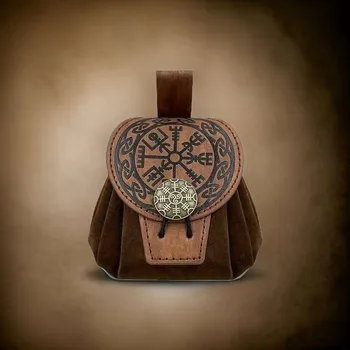 Vak na peníze Kožený opaskový měšec - Viking