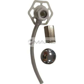 Radiátor Ventil vypouštěcí s hadičkou, plast + ventil odvzdušňovací 1/2" + montážní klíč, krytka chrom, 01-1/2-02