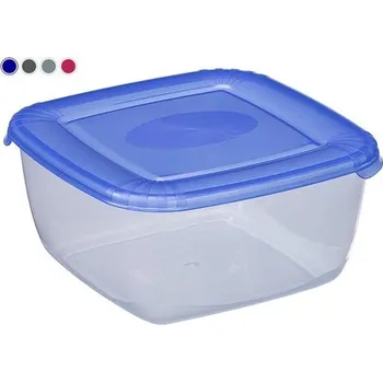 Dóza na potraviny Box 0,95l, čtverc. POLAR, 14,5x14,5x 7,1cm, plast