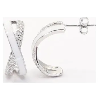 Náušnice Stříbrné náušnice na puzetu