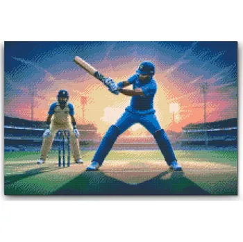 Diamantové malování Diamantové malování - Kriket Velikost: 40x60cm, Rámování: Pouze srolované plátno, Diamanty: Kulaté