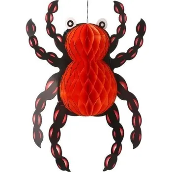 Party dekorace Párty - dekorace závěsná pavouk 24x33cm