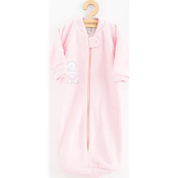 Zavinovačka Kojenecký froté spací pytel New Baby medvídek růžový 62 (3-6m)