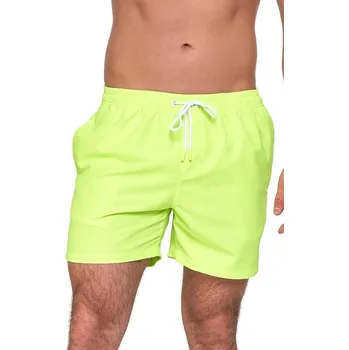 Pánské plavky Pánské plavky KSZ2600-003 Neon zelená - Moraj neonová zelená 3XL